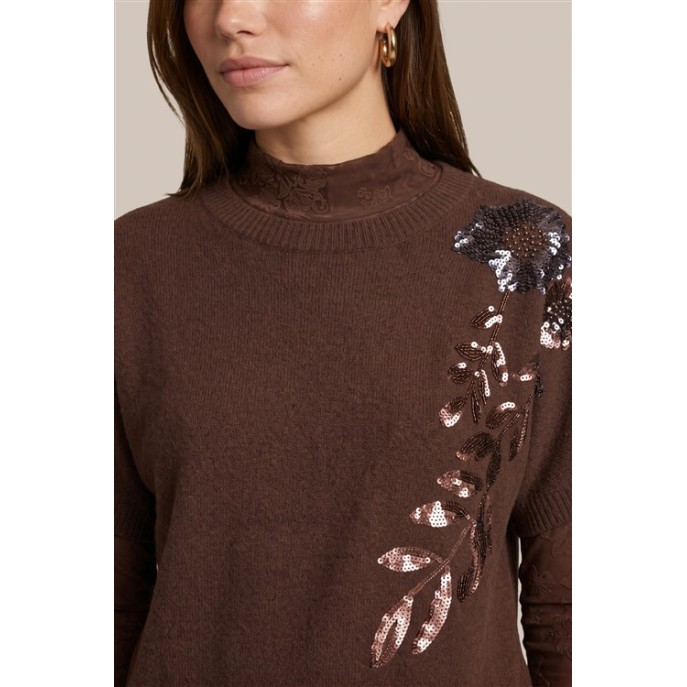 CS The Label Pullover Victoria 26NOC05 Mocha Brown